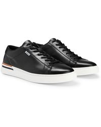 Hugo Boss Boss Sneakers In Black