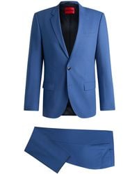 HUGO - Slim-fit Suit In Performance-stretch Fabric - Lyst
