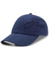HUGO - Logo-Embroidered Cap - Lyst