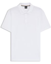 BOSS - Pallas Polo Regular en coton avec logo brodé - Lyst