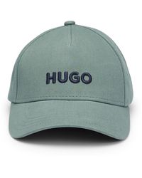 HUGO - Cap aus Baumwoll-Twill mit Logo-Stickerei und Snapback-Verschluss - Lyst