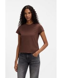 HUGO - Relaxed-Fit Cotton T-Shirt - Lyst