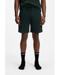 BOSS - Waffle Pyjama Shorts - Lyst