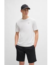 BOSS - Cotton-jersey Regular-fit T-shirt With Carabiner Artwork - Lyst
