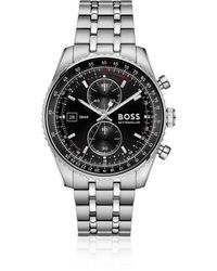 BOSS - Skytraveller Pro-Dial Watch With Sapphire Crystal - Lyst