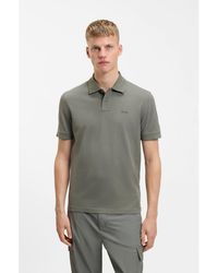BOSS - Cotton-Piqué Polo Shirt With Logo Detail - Lyst
