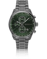 BOSS - Plated Chronograph Watch With Dial - Lyst