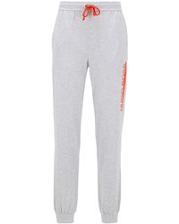 BOSS Jersey Pyjama Trousers With New-season Logo - Gray