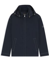 BOSS - Jacke Aus Wasserabweisendem Gewebe Mit Kapuze - Lyst