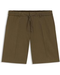BOSS - Formelle Shorts Aus Leinen-Mix - Lyst