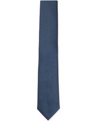 BOSS - Tie In Silk-jacquard With Micro Pattern - Lyst