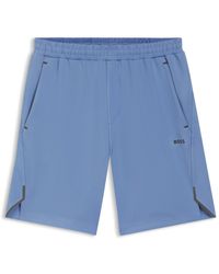 BOSS - Active Shorts Van Sneldrogend Materiaal Met Reflecterend Logo - Lyst