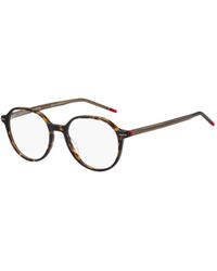 HUGO - Havana-Acetate Optical Frames With Details - Lyst