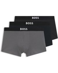 BOSS - One Three-Pack Of Trunks - Lyst