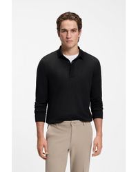 BOSS - Regular-Fit Knit Polo - Lyst