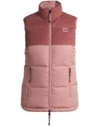 BOSS - Equestrian Waterproof Gilet With Corduroy Trim - Lyst