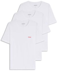 HUGO - 3 Pack Lounge T-shirts - Lyst