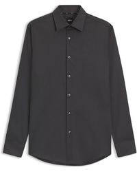 BOSS - Chemise Slim Fit En Twill De Coton Stretch Facile À Repasser - Lyst