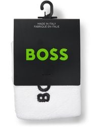 BOSS - Logo-Embroidered Wristband Pair - Lyst