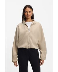 BOSS - Loose-Fit Bomber Jacket - Lyst