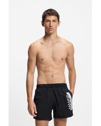 HUGO - Black Men's Swim Shorts Size L - Lyst