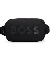 BOSS - Sac ceinture en tissu à motif avec logo - Lyst