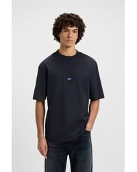 HUGO - Dark Blue Men's T-shirts Size L - Lyst