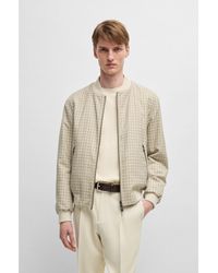 BOSS - Reversible Jacket With Water-Repellent Finish - Lyst