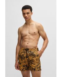 HUGO - Orange Men's Swim Shorts Size M - Lyst