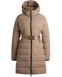 BOSS - Wasserabweisender Reitsport-Steppmantel Mit Seitlichen Reißverschlüssen - Lyst