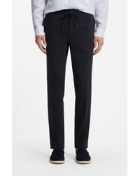 BOSS - Dark Blue Men's Casual Pants Size 32/32 - Lyst