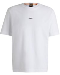 BOSS - Verantwoordelijk T-shirt Met Relaxte Pasvorm - Lyst