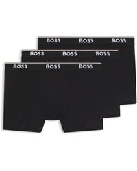 BOSS - Boss Black Boxer Zwart Boxerbr 3p Power 10242934 01 50475282/001 - Lyst