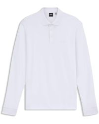 BOSS - Long-Sleeved Polo Shirt - Lyst