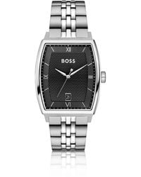 BOSS - Principle Ark Watch With Textured Dial - Lyst