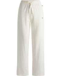 BOSS - Pyjamabroek Van Stretchkatoen Met Logodetails - Lyst