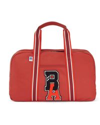BOSS x Russell Athletic Holdall In Recycled Nylon With Exclusive Logo - Red