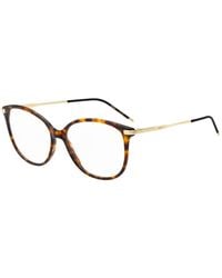 BOSS - Havana-Acetate Optical Frames With-Tone Temples - Lyst