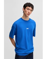 HUGO - Light Blue Men's T-shirts Size M - Lyst