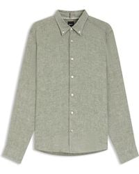 BOSS - Regular-Fit Button-Down Shirt - Lyst