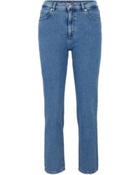 HUGO - Regular-Fit Jeans aus Stretch-Denim mit hoher Bundhöhe - Lyst