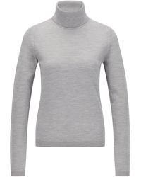 HUGO BOSS PULLOVER MUSSO-P COLTRUI MERINOWOL BLACK - Morselt mode