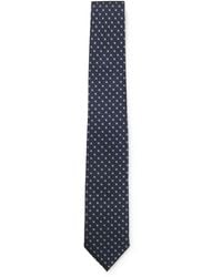 BOSS - Silk-Blend Tie With Jacquard Pattern - Lyst