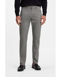 BOSS - Maine Regular-Fit Trousers - Lyst