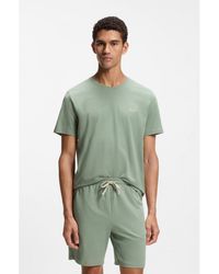 BOSS - Logo-Embroidered T-Shirt - Lyst