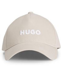 HUGO - Cap aus Baumwoll-Twill mit Logo-Stickerei und Snapback-Verschluss - Lyst