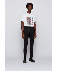 hugo boss regular fit mercerised