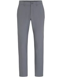 BOSS - Chino Slim Fit en tissu quadri-extensible facile à repasser - Lyst