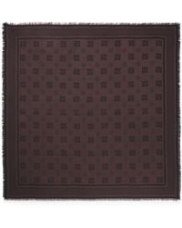HUGO - Modal Scarf With Stacked-Logo Jacquard - Lyst