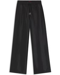 HUGO - Relaxed-Fit Broek Met Wijde Pijpen En Trekkoord Aan De Taille - Lyst